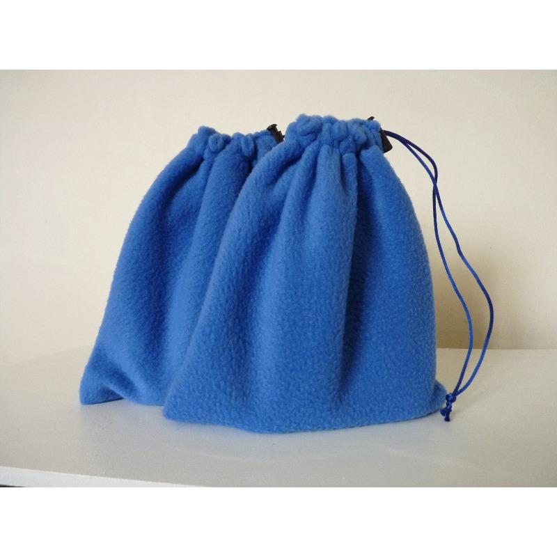 English stirrup covers - royal blue fleece