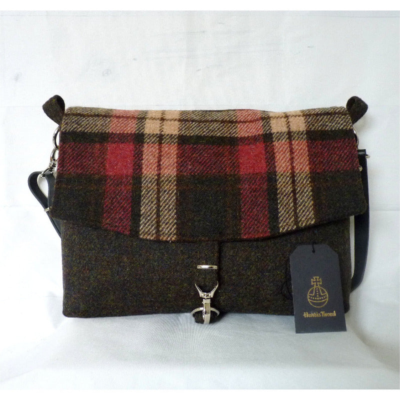 Tweed on sale messenger bag