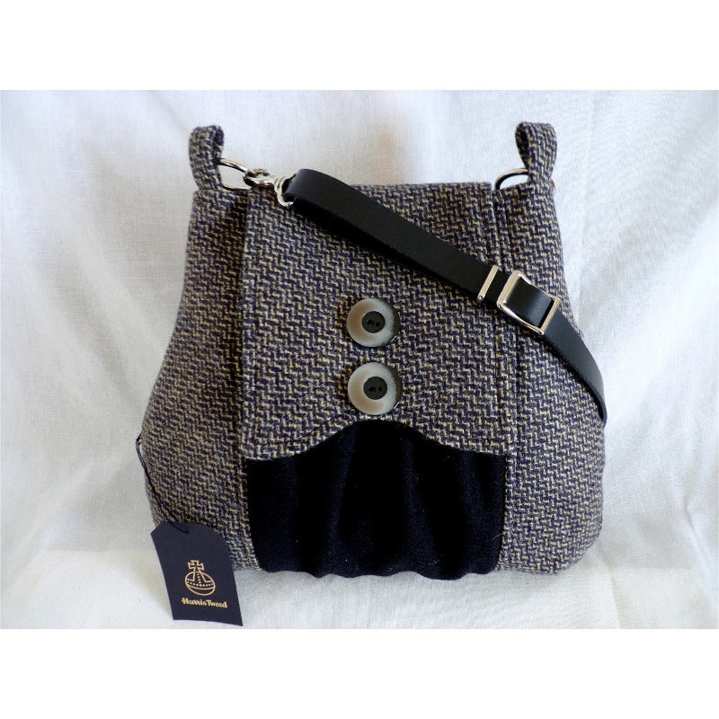 Grey tweed bag sales